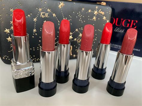 dior 口红 套装 2018|Dior 2018 圣诞限量星空口红套装试色 .